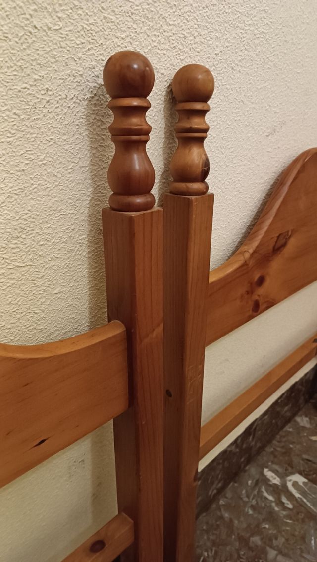 cabeceros de cama 90cm madera pino