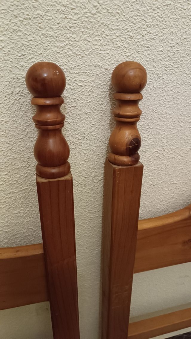 cabeceros de cama 90cm madera pino