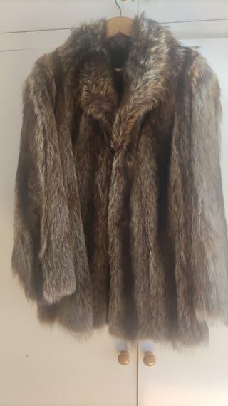 Chaqueta de piel de zorro