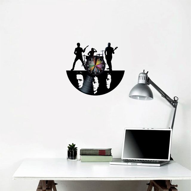 Reloj de Disco de Vinilo Muse Grupo Musical Rock