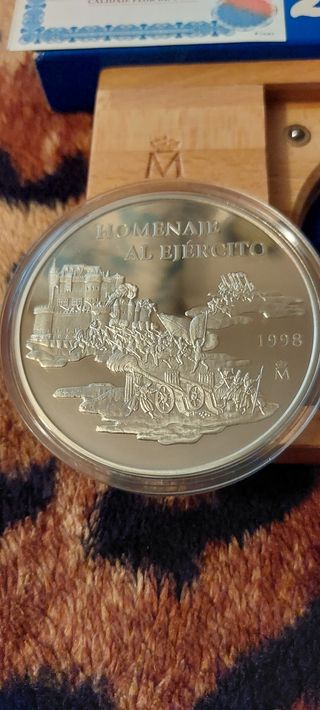Moneda 25€ Homenaje al Ejercito 1998