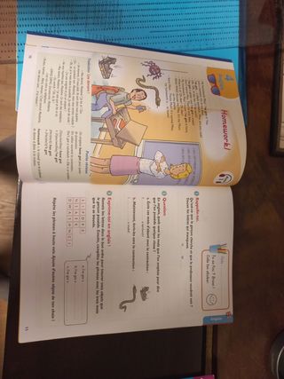 Cuaderno vacaciones francés 4° primaria a estrenar