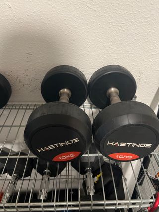 Pesas juego 2 unidades 10 kilos