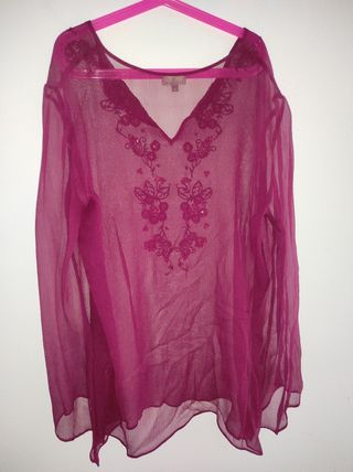 Blusa transparente NAF NAF 