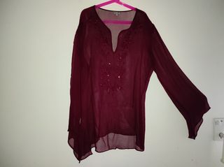 Blusa transparente NAF NAF 
