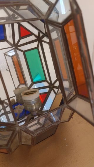 Aplique pared multicolor