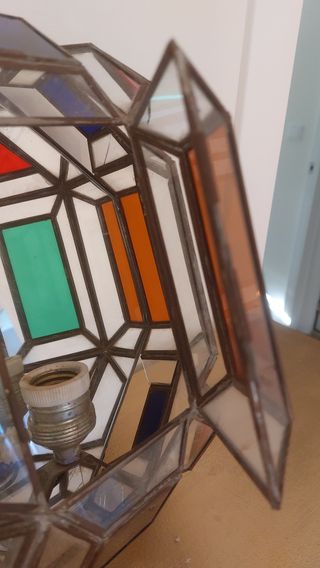 Aplique pared multicolor