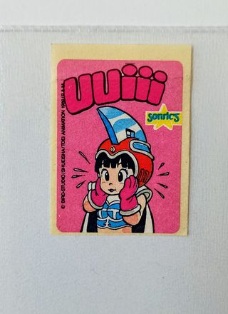 Dragon Ball Pegatina Chicle Chichi años 80
