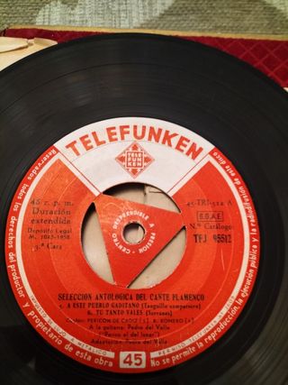 Selección antológica del cante flamenco 1958.