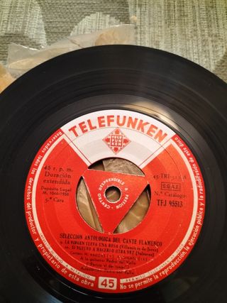 Selección antológica del cante flamenco 1958.