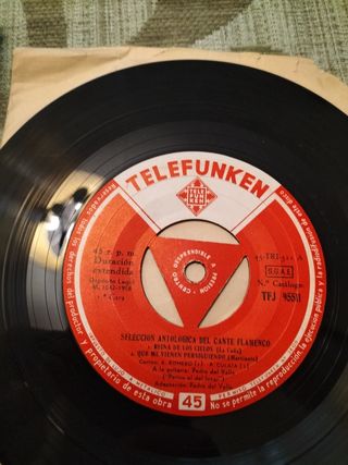 Selección antológica del cante flamenco 1958.