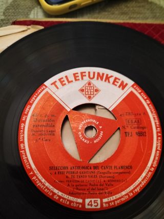 Selección antológica del cante flamenco 1958.