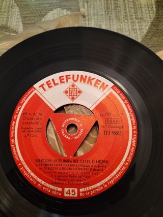 Selección antológica del cante flamenco 1958.