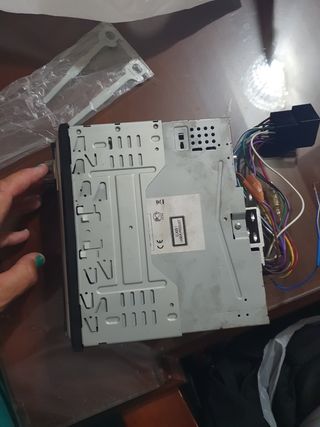 radio CD de coche  lo que se ve marca kenwood