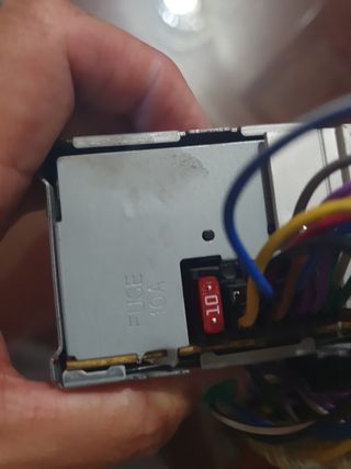 radio CD de coche  lo que se ve marca kenwood