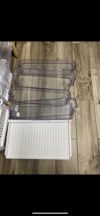 Genuine BEKO 4872690100 Fridge / Freezer Refrigerator White Door Handle 50531970