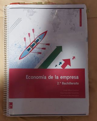 libro economía de la empresa segundo bachillerato