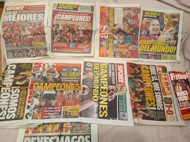lote periódicos selección española y revista