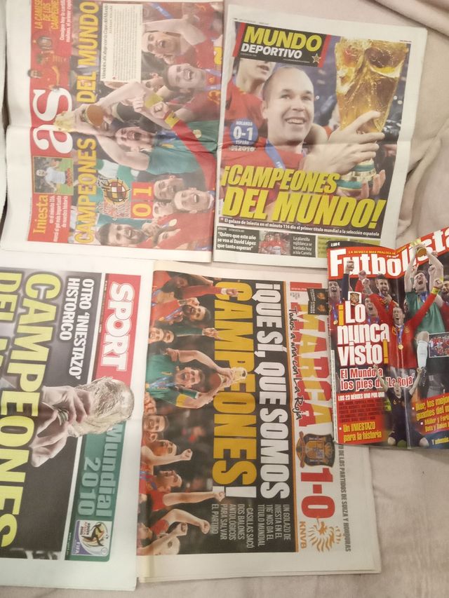 lote periódicos selección española y revista