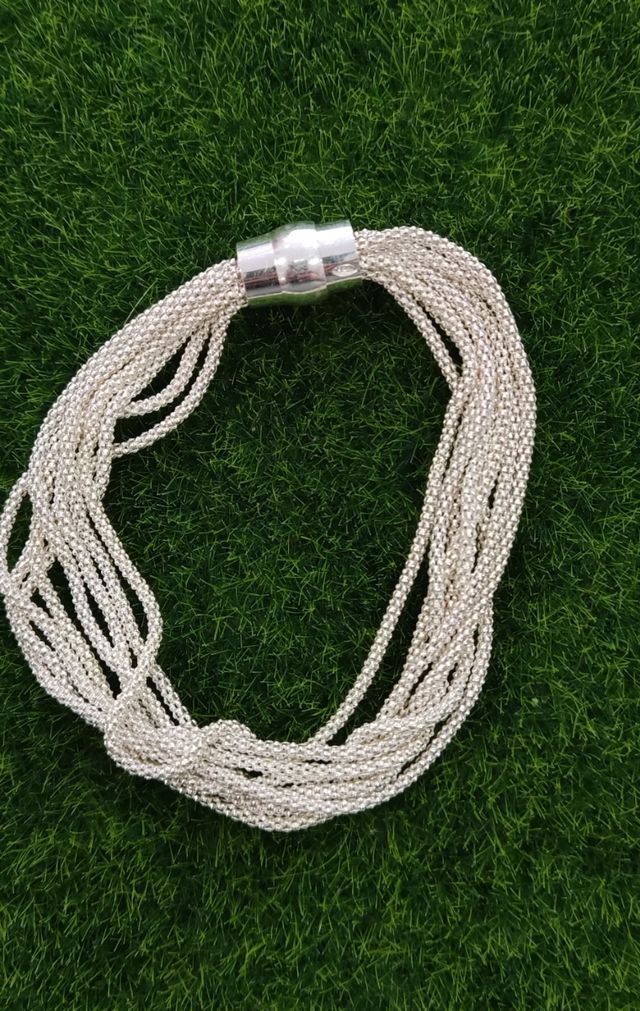 Pulsera plata de ley