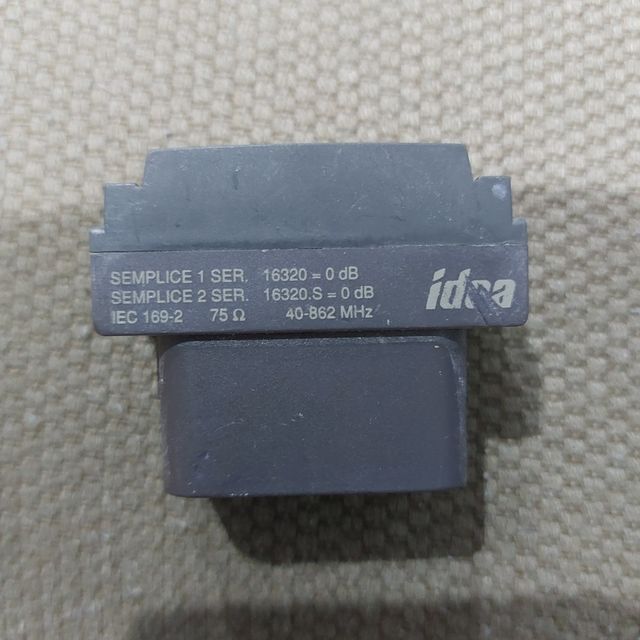 Presa TV semplice 9,5IEC grigio