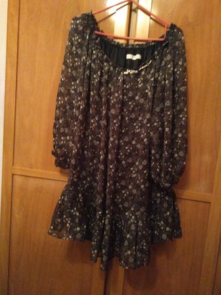 zara vestido de gasa 