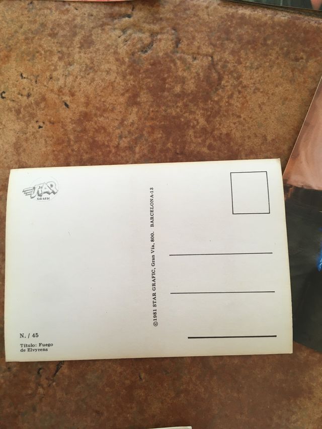 Postales star grafic