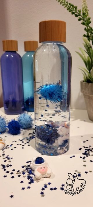Botella sensorial Astronauta