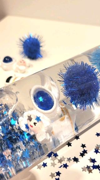 Botella sensorial Astronauta