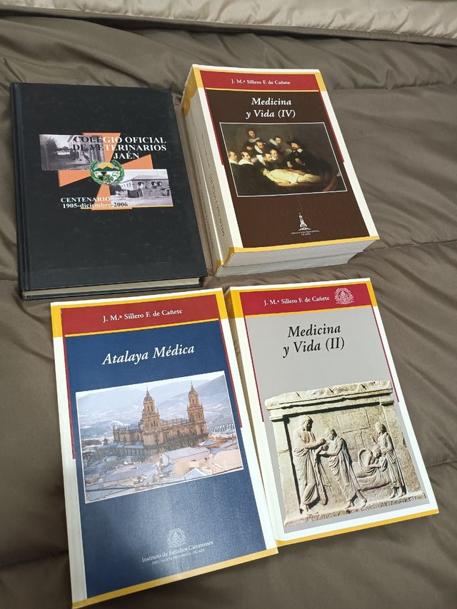 Lote 4 libros Historia de la Medicina