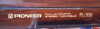 tocadiscos plato pioneer pl-335