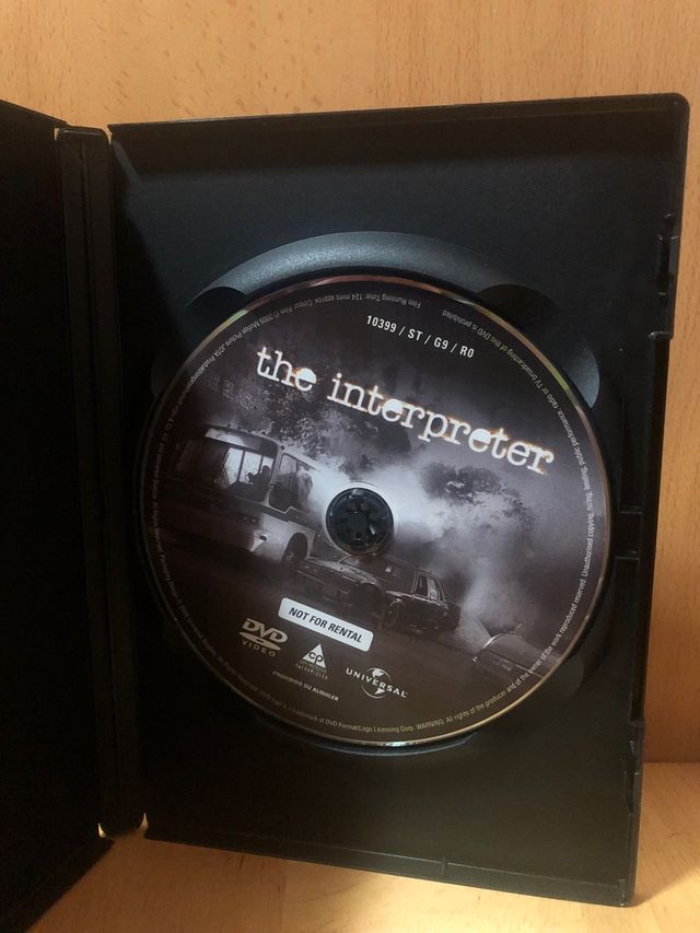 DVD La intérprete