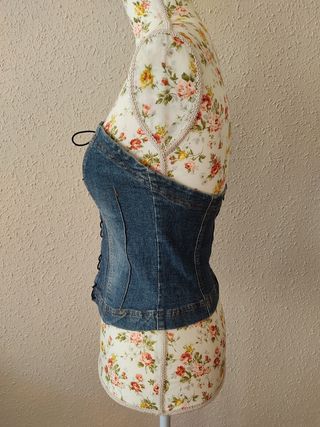 Top corsé tejano elástico
