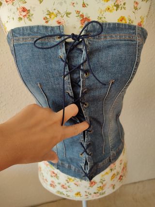 Top corsé tejano elástico