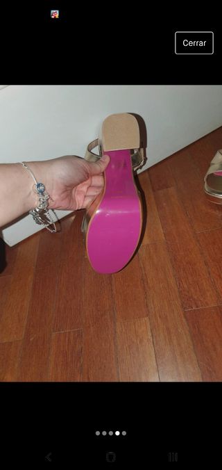 sandalia tacón lolita blu