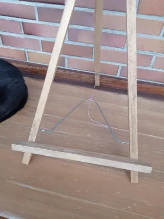 caballete de pintura pequeño dibujo madera