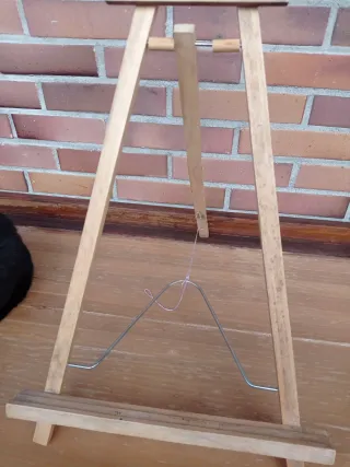 caballete de pintura pequeño dibujo madera