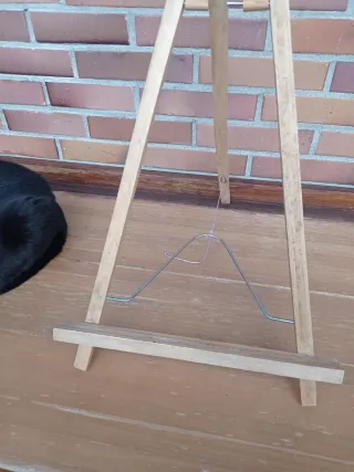 caballete de pintura pequeño dibujo madera