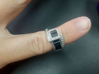 anillo plata  art decco envio incluido