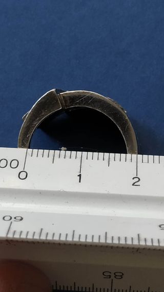 anillo plata  art decco envio incluido