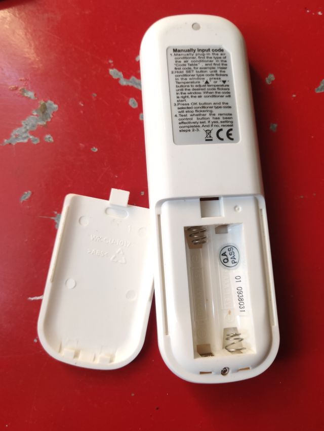 Mando universal para aire acondicionado