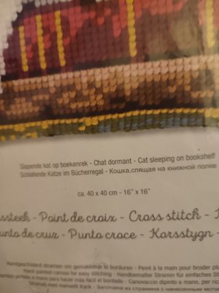 kit cojin punto cruz