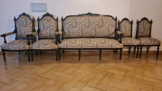 Sofá, sillones y sillas antiguas