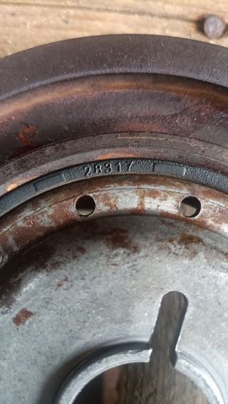 Polea del cigüeñal Motor K9K1740 1.5 dci