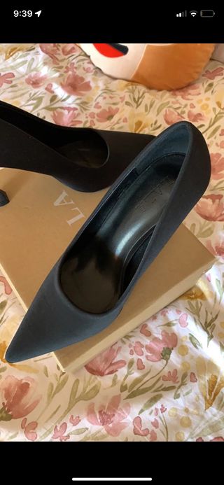 Tacones Salón Negro