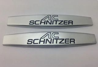 2 EMBLEMAS MATE LOGO AC SCHNITZER
