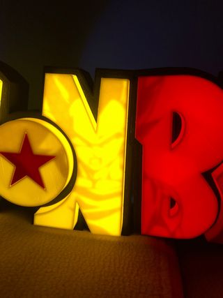 Cartel luminoso de pared Dragon ball Z