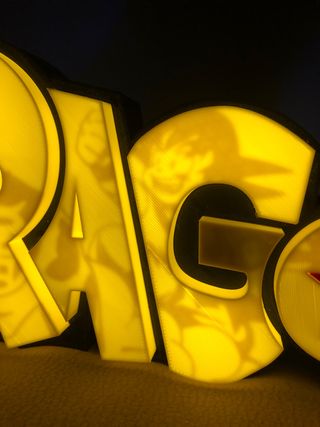 Cartel luminoso de pared Dragon ball Z