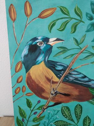 Cuadro de pájaro