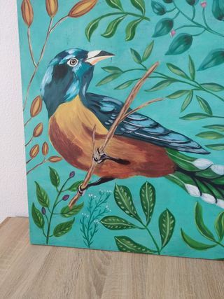 Cuadro de pájaro